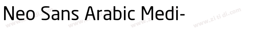 Neo Sans Arabic Medi字体转换